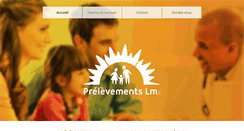 Desktop Screenshot of prelevementslm.com